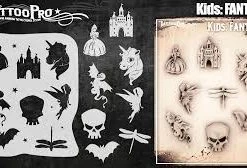 ProAiir Wiser's Kids Fantasy Tattoo Pro Stencil