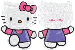 SKS 31" Hello Kitty SuperShape Balloon Large Shape 3 SKS 31" Hello Kitty SuperShape Balloon Large Shape