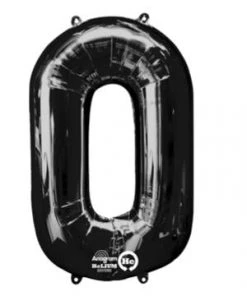 Anagram Number Balloons - Black 34 "