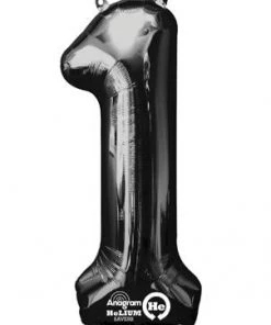 Anagram Number Balloons - Black 34