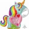 SKS 18" Unicorn Love Shape Balloon 1 SKS 18" Unicorn Love Shape Balloon