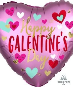 Dotsy's Entertainment Co. HAPPY GALENTINE'S DAY 18" HEART FOIL BALLOON VALENTINE'S