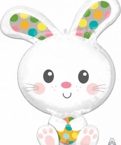 Anagram Balloons SPOTTED BUNNY 29" SHAPE Foil Balloon Easter Rabbit The Easter Collection