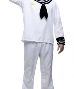 Dotsy's Entertainment Co. Men's Sailor Costume Fits Up To 200lbs