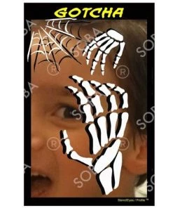ProAiir Gotcha Skeleton Hand Halloween - Profile Stencil