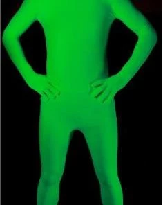 SKS Glow Green Morphsuit Size Adult Large Men's Costumes