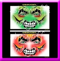 ProAiir Grouchy Stencil Eyes - Child