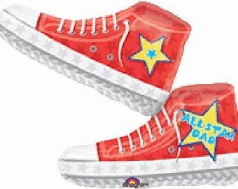 Dotsy's Entertainment Co. All Star Dad Shoe Balloon Father's Day 3 Dotsy's Entertainment Co. All Star Dad Shoe Balloon Father's Day