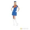 Dotsy's Entertainment Co. Paper Magic Women’s Retro Stewardess Adult Halloween Costume Size Medium Women's Costumes