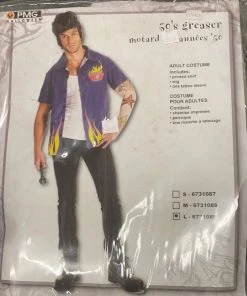 Dotsy's Entertainment Co. 50’s Greaser Costume (adult)