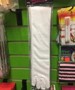 SKS The Roaring 20's Collection White Elbow Length Gloves