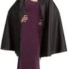 Dotsy's Entertainment Co. Rubies Costume Men’s Taffeta Cape Black Standard Adult