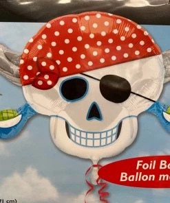 Dotsy's Entertainment Co. Super Shape Pirate Skull Balloon