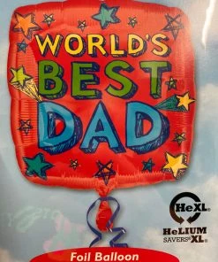 SKS 18” World’s Best Dad Balloon