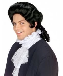 Dotsy's Entertainment Co. Rubies Costume Co. Colonial Man Hair Black