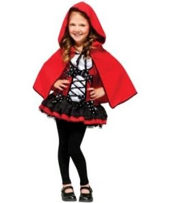 Dotsy's Entertainment Co. Kid's Halloween Costumes Sweet Red Riding Hood Halloween Costume Child Small