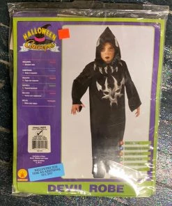 Dotsy's Entertainment Co. Devil Robe Grim Reaper Skeleton Child Small Costume Kid's Halloween Costumes