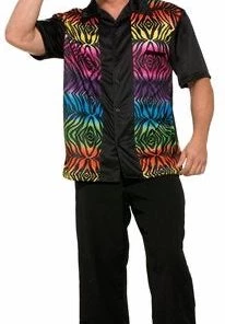 Dotsy's Entertainment Co. Men’s Retro Halloween Costume Shirt Adult Men's Costumes