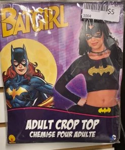 Dotsy's Entertainment Co. Batgirl Crop Top (adult) Superhero