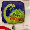 Anagram 18” Happy Birthday Dinosaur Balloon