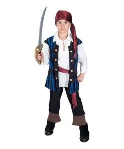 Dotsy's Entertainment Co. Kids Pirate Costume Size 4-6 Kid's Halloween Costumes