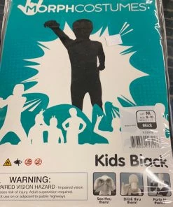 Dotsy's Entertainment Co. Black Morphsuit (child) Costume Kid's Halloween Costumes