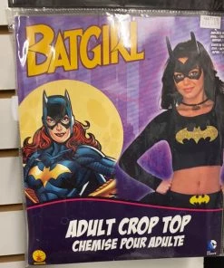 Dotsy's Entertainment Co. Batgirl Crop Top (adult) Superhero