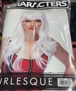 Dotsy's Entertainment Co. Burlesque White Hair Superhero