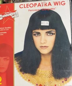 Dotsy's Entertainment Co. Rubie's Costume Characters Cleopatra Wig, Black, One Size Hair