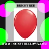 SKS 11" Red Latex Balloon