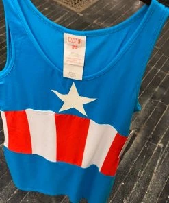 Dotsy's Entertainment Co. American Dream Tank Dress ( Captain America Ladies Costume ) Superhero