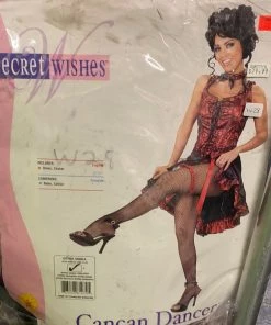 Dotsy's Entertainment Co. Women's Costumes Cancan Dancer Saloon Girl Costume (adult Extra Small)