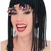 Dotsy's Entertainment Co. Rubies Costume Caribbean Cornrow Hair Black Beaded