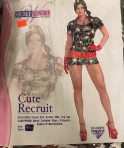 Dotsy's Entertainment Co. Women's Costumes Cute Recruit Adult Medium