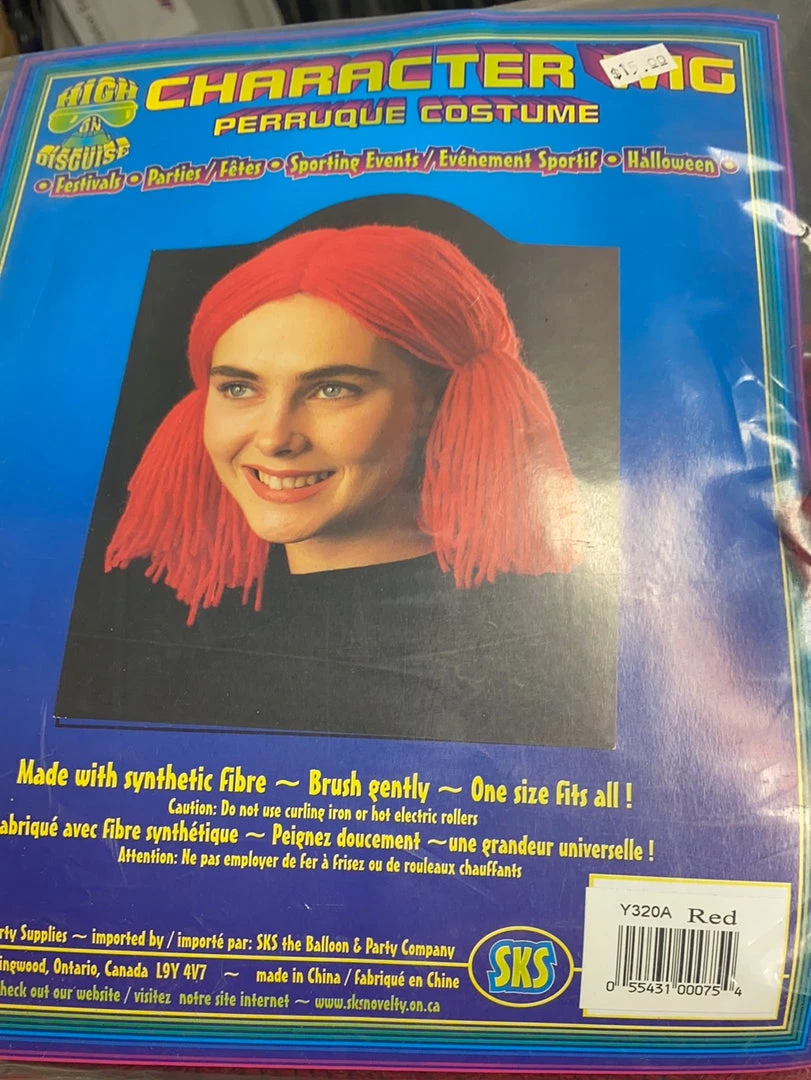 Dotsy's Entertainment Co. Doll Yarn Wig Hair (Red) 3 Dotsy's Entertainment Co. Doll Yarn Wig Hair (Red)