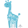 Dotsy's Entertainment Co. Baby Boy Giraffe Foil Balloon. 42”