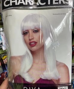 Dotsy's Entertainment Co. Diva White Hair