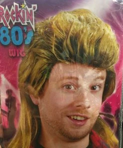 Fun World Dirty Blonde 80’s Man Mullet
