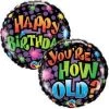 SKS Happy Birthday - You're How Old 18' Foil