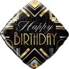 SKS Happy Birthday 18" Square Foil Balloon 2 SKS Happy Birthday 18" Square Foil Balloon