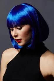 Dotsy's Entertainment Co. West Bay Cindy - Blue Short Bob Hair