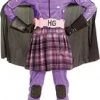Dotsy's Entertainment Co. Kid's Halloween Costumes Paper Magic Women's Kick Ass Hit Girl Child's Halloween Costume Purple Large