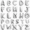 SKS Letter Balloons - Silver 36" 2 SKS Letter Balloons - Silver 36"