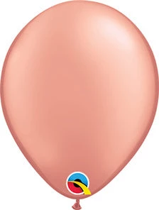 Dotsy's Entertainment Co. Mettallic Rose Gold 11" Latex Balloon