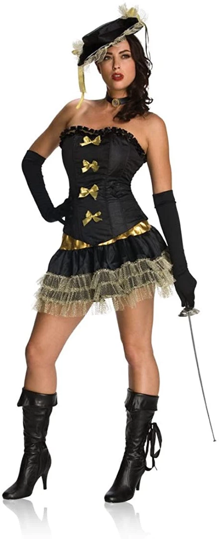 Dotsy's Entertainment Co. Women's Costumes Secret Wishes Rubie's Costume Naughty Musketeer Halloween Costume Adult 3 Dotsy's Entertainment Co. Women's Costumes Secret Wishes Rubie's Costume Naughty Musketeer Halloween Costume Adult