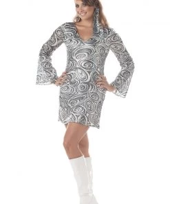 Women's Costumes California Costumes Disco Diva Dress Costume