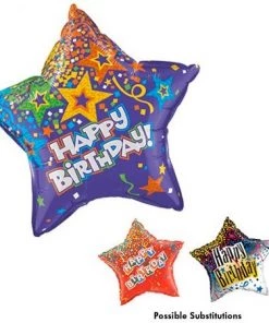 SKS 20" Birthday Star Balloon