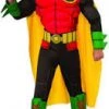 Dotsy's Entertainment Co. Rubies Costume DC Superheroes Deluxe Robin Child Halloween Costume Large Kid's Halloween Costumes