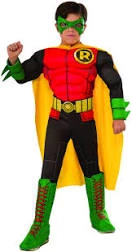 Dotsy's Entertainment Co. Rubies Costume DC Superheroes Deluxe Robin Child Halloween Costume Small