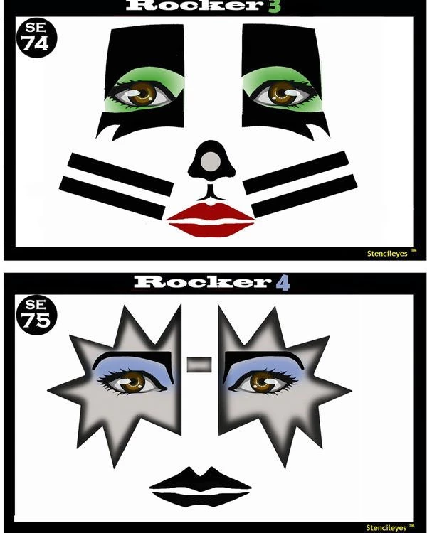 ProAiir Rocker 3 & 4 Stencil Eyes 3 ProAiir Rocker 3 & 4 Stencil Eyes